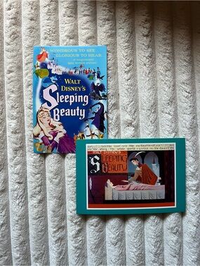 Walt Disney’s Sleeping Beauty Prints - Blue & Teal Artwork Postcards